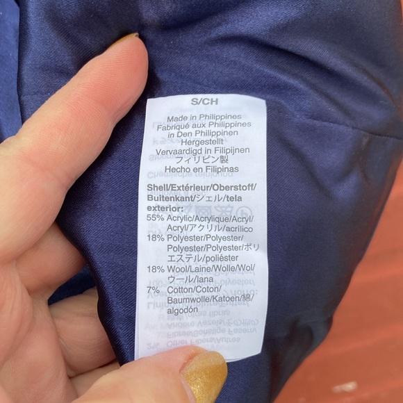 J. Crew Lady Jacket in Italian Lurex Tweed Double-Breasted Peacoat Womens Size S - Picture 10 of 13